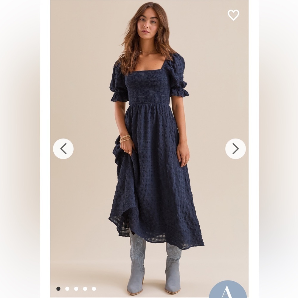 New with tags Altar’d State Mylee Textured Midi Dress